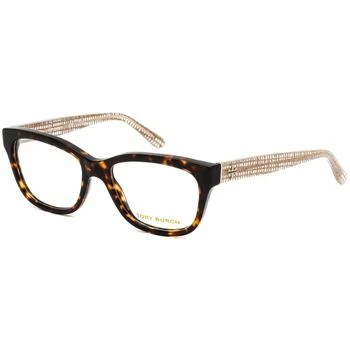 推荐Tory Burch Unisex Eyeglasses - Rectangular Dark Tortoise Plastic Frame | TY2090 1741商品