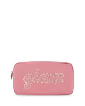 商品"Glam" Embroidered Small Cosmetic Bag图片