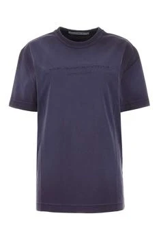 Alexander Wang | Alexander Wang Logo Debossed Crewneck T-Shirt 4.7折×额外9.5折, 额外九五折