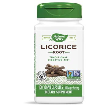 Nature's Way | Licorice Root Capsules商品图片,满$80享8折, 满折