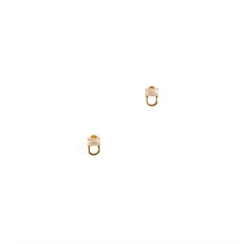Hailey Gerrits | Women's Doric Studs Earrings In Coral Jade,商家Premium Outlets,价格¥476