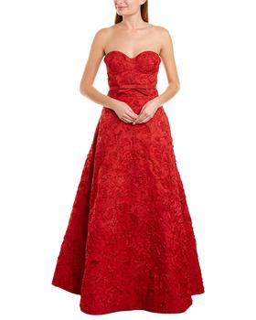 Michael Kors | Michael Kors Collection womens  Wool & Silk-Blend Gown, 8商品图片,1.8折
