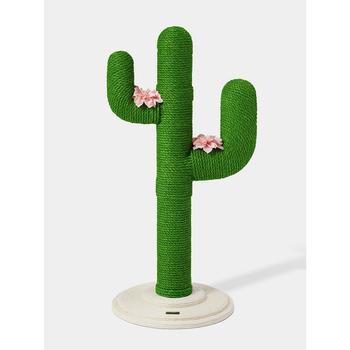 商品VETRESKA | Oasis Cactus Cat Scratching Post, Cactus Cat Scratchers Kitten Scratch Pole with Natural Sisal Rope for Indoor Cats, Vertical Cactus Cat Tree for Adult Cats and Kittens,商家Macy's,价格¥1203图片