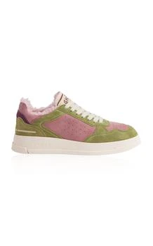 推荐GHŌUD VENICE - Tweener Suede; Nylon & Fur Sneakers - Pink - IT 37 - Moda Operandi商品