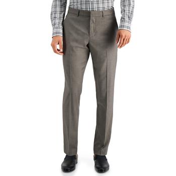 product Men's Slim-Fit Non-Iron Performance Stretch Heathered Dress Pants image