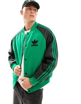 推荐adidas Originals winter jacket in green and black商品