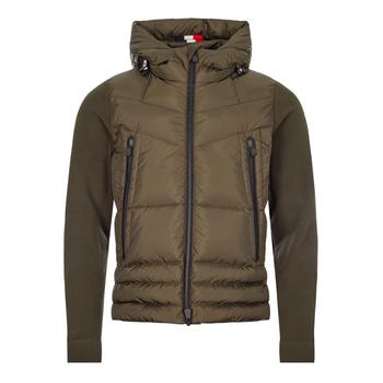 moncler polo, Moncler | Moncler Hooded Cardigan - Green商品图片 