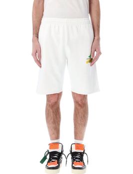 Off-White | Off-White Logo Printed Track Shorts商品图片,7.7折起×额外9折, 额外九折