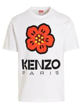 Kenzo | Kenzo Boke Flower Printed Crewneck T-Shirt,商家Cettire,价格¥595