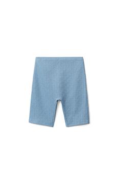 alexander wang短裤, Alexander Wang | BIKE SHORT IN TEXTURED LOGO JERSEY商品图片 