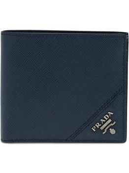 Prada | Prada Men's  Blue Leather Wallet商品图片,