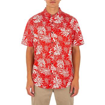 推荐Hurley Mens Cotton Printd Hawaiian Print Shirt商品