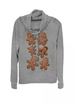Star Wars | Christmas Gingerbread Cookie Characters Cowl Neck Pullover,商家Belk,价格¥391