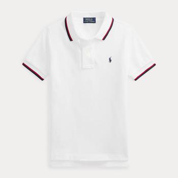 Ralph Lauren | Ralph Lauren Boys' Short Sleeve Polo Shirt - White商品图片,6.1折×额外8.5折, 额外八五折
