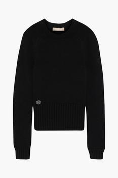 Michael Kors | Appliquéd cashmere sweater商品图片,2.9折