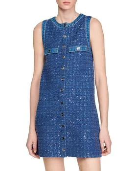 Sandro | Palmare Tweed Dress,商家Bloomingdale's,价格¥1998