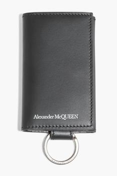 商品Alexander McQueen | Logo-print faux leather keychain,商家THE OUTNET US,价格¥788图片
