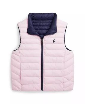 Ralph Lauren | Toddler and Little Kid's Unisex P-Layer 2 Reversible Quilted Vest Jacket,商家Macy's,价格¥672