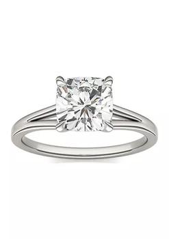 Charles & Colvard, Charles & Colvard | Charles & Colvard 2.06 ct. t.w. Lab Created Cushion Cut Moissanite Solitaire Ring in 14k White Gold商品图片 