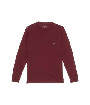 Vineyard Vines | Long Sleeve Burgee Vintage Whale Tee (Toddler/Little Kid/Big Kid),商家Zappos,价格¥250