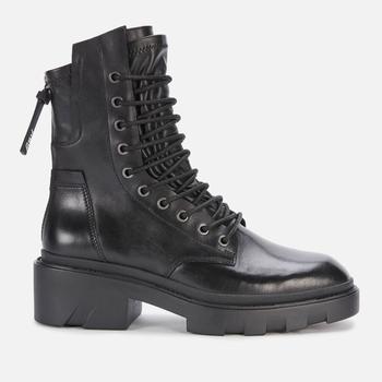 Ash | Ash Women's Madness Leather Lace Up Boots - Black商品图片,5折