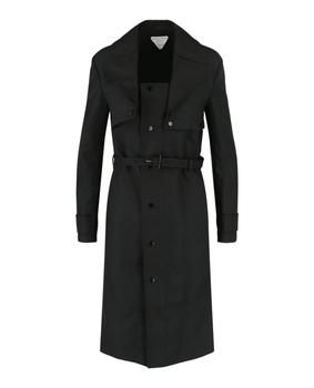商品Bottega Veneta | Twill Trench Coat Dress,商家Maison Beyond,价格¥2998图片