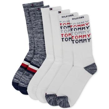 Tommy Hilfiger | Men's 3-Pk. Logo Cushioned Crew Socks商品图片,6折×额外8.5折, 额外八五折
