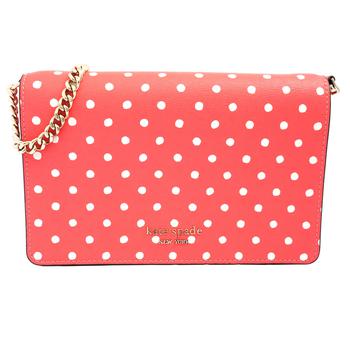 kate spade bag链条包, Kate Spade | Printed Pvc Spencer Dots Chain Wallet商品图片 5折