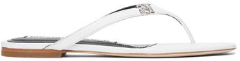 alexander wang鞋真假, Alexander Wang | White Ivy Thong Flat Sandals商品图片 
