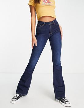冬装topshop jamie, Topshop | Topshop Jamie flare jean in indigo商品图片 