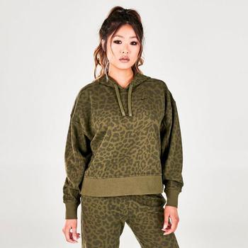 推荐Women's Nike Dri-FIT Get Fit Leopard Print Pullover Hoodie商品