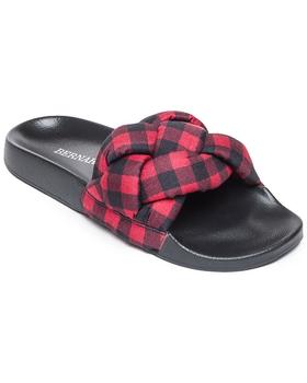 product Bernardo Rylee Plaid Leather Sandal image