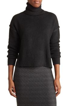 推荐Boxy Side Slit Turtleneck Sweater商品