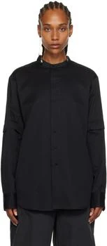 Lemaire | Black Band Collar Shirt 3折, 独家减免邮费