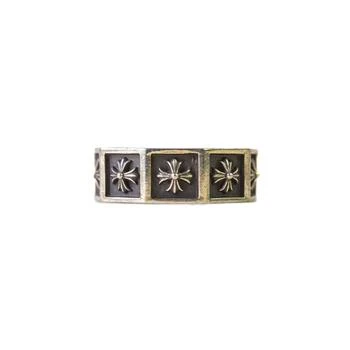 Chrome Hearts | Chrome Hearts Alphabet Block Ring Sliver,商家NOBLEMARS,价格¥3865