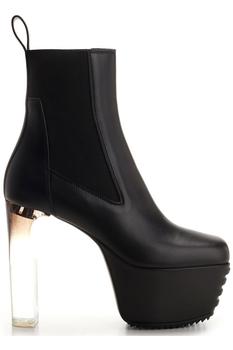 Rick Owens | Rick Owens Square Toe Platform Boots商品图片,5.7折起, 独家减免邮费