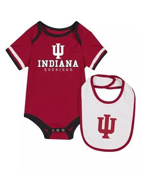 Colosseum | Baby Boys and Girls Crimson Indiana Hoosiers Bodysuit with Bib Set,商家Macy's,价格¥184