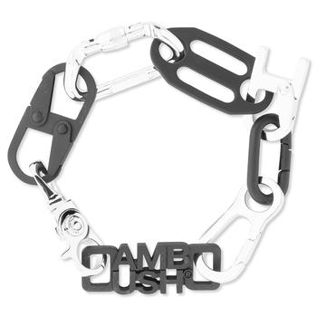 Ambush | Ambush New Multi Carabiner Bracelet - Silver/Black商品图片,