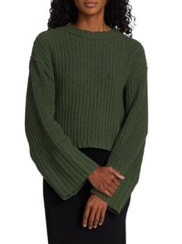 Design History | Boxy Cropped Rib Sweater商品图片,3.9折