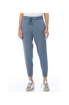 360 Cashmere是什么牌子, 360 Cashmere | Women's 360 Cashmere Jackie 45706 Joggers in Khaki and Blue商品图片 