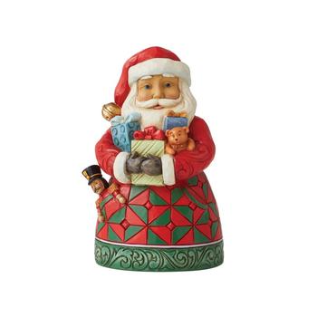 Jim Shore品牌, 商品Pint Sized Santa with Gifts Figurine, 价格¥220图片