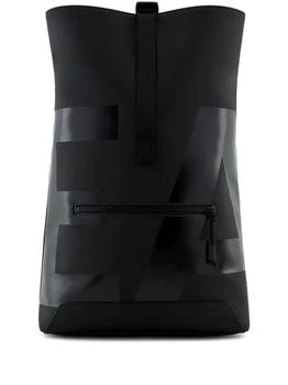 推荐EMPORIO ARMANI - Logo Leather Backpack商品