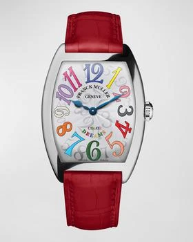 推荐Ladies Color Dreams Curvex Watch with Alligator Strap商品