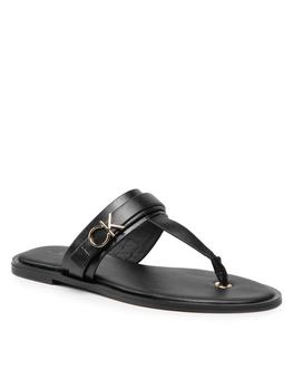 ck鞋, Calvin Klein | Calvin Kleininfradita Almond Flat Tp Slide W/HDW HW0HW00829 Black商品图片 