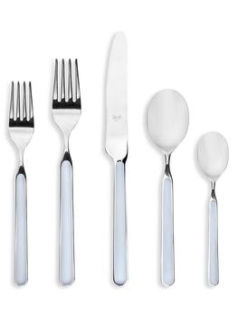 商品Mepra | Fantasia 5-Piece Stainless Steel Flatware Set,商家Saks Fifth Avenue,价格¥752图片