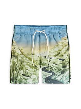 商品Scotch & Soda | Little Boy's & Boy's Desert Print Swim Shorts,商家Saks Fifth Avenue,价格¥254图片