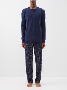 商品Hanro | Printed-cotton pyjamas,商家MATCHES,价格¥794图片