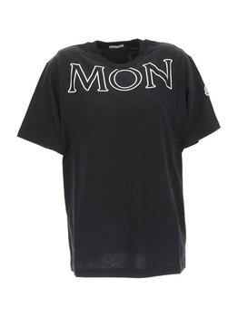 Prana是什么牌子, Moncler | Moncler Logo Printed Crewneck T-Shirt商品图片 7.6折