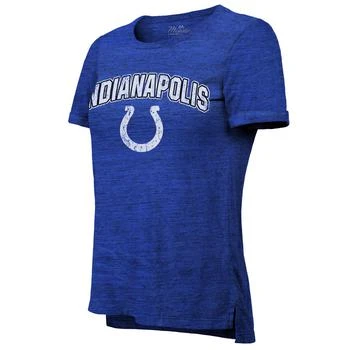 推荐Majestic Threads Colts Indiana Nights Alternate Boyfriend T-Shirt - Women's商品