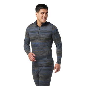 推荐Smartwool Men's Classic Thermal Merino Pattern Base Layer 1/4 Zip Top商品